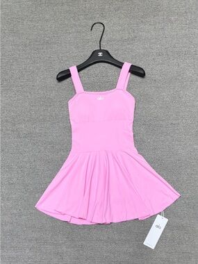 alo pink tennis dress Alosoft Break Point Tennis Dress